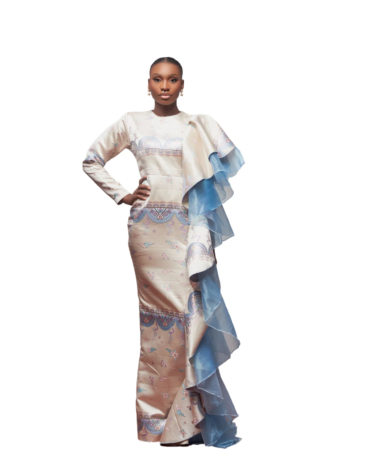 Cerulean occasionwear, side view